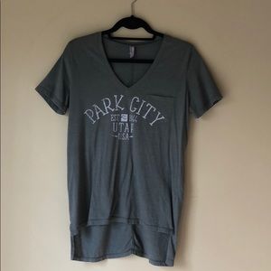 Green Park City Utah V Neck Shirt